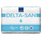 Abena Delta-San 6 Shaped Pads Blue (Pack of 30)