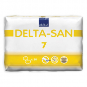 Abena Delta-San 7 Shaped Pads Yellow (Pack of 30)