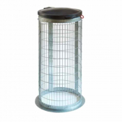 Free Standing Fully Guarded Metal Sack Holder - Each