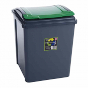 Green Wham! 50ltr Colour Coded Recycling Bin - Each
