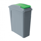 Wham! 25ltr Grey / Green Recycling Bin - Each