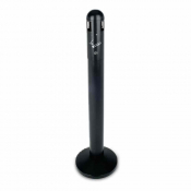 Black Prodifa Outdoor Ashtray with Fireproof Aluminium Bag - Each