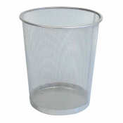Silver Mesh Executive Office Waste Bin (12ltr) - Each