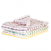 Checked Terry Tea Towels (18inch x 27inch) - Case of 10