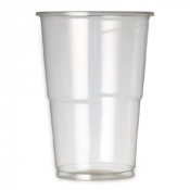 Flexible Plastic Half Pint Glasses - Case of 1000
