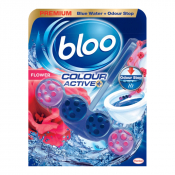 Bloo Colour Active Flower Toilet Rim Block - Each