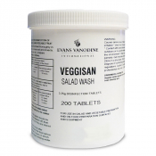 Evans Vanodine Veggisan Chlorine Bleach Tablets - Case of 200