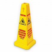 Yellow Caution Tri-Cone (910mm / 36inch) - Each