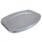 Large Oval Foil Platters - Case of 10