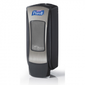 Gojo ADX-12 Purell Chrome / Black Dispenser (8828) - 1200ml