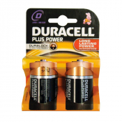 Duracell Plus Type D MN1300 Batteries 1.5V - Pack of 2