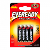 Eveready Super Heavy Duty Batteries AAA - Pack Of 4