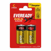 Eveready Gold Alkaline Type C Batteries - Pack of 2