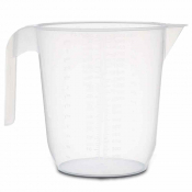 2ltr Clear Plastic Graduated Measuring Jug - Each