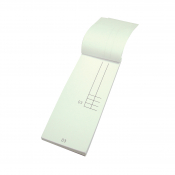 190A Two Part Single Sheet Waiters Pads - Case of 100