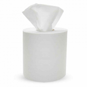 White 300m 1ply Centrefeed Rolls (16.5cm) - Case of 6