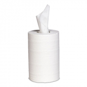 White 60m 2ply Mini Centrefeed Rolls (17.5cm) - Case of 12