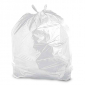 100% Recycled Clear Refuse Sacks (18x29x38inch) - Case of 200