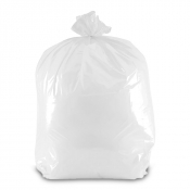 Standard Duty White Refuse Sacks (18x29x39inch) - Case of 200