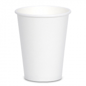 White Single Wall (8oz) Cups - Case of 1000