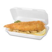 White Twin Tab Food Box - Case of 220