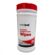 Medipal Alcohol Medical Disinfectant Wipes - Tub of 200