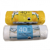 Scented Swing Bin Liners on a Roll - Pack of 40