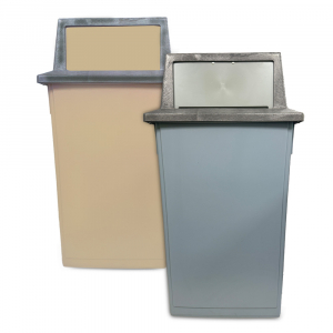 Wallhugger Swing Top Litter Bins (90ltr) - Each