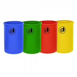 Open Top Tidy Man Litter Bins (95ltr) - Each