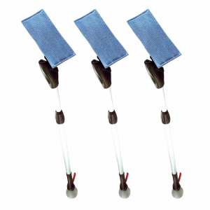Cleano Pole Window Cleaning System + 3 Microfibre Pads