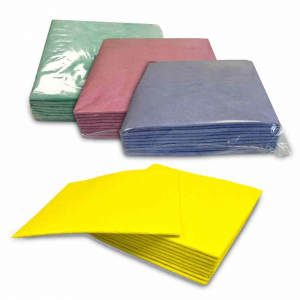 Quarter Folded Needlefelt Wiping Cloths - Pack of 10