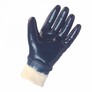 Heavy Duty Nitrile Coated Knitwrist Gloves - Pair