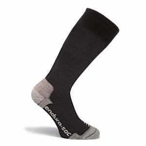 V12 Calf Length Cotton Endurasock - Black - Avaliable Medium - X-Large