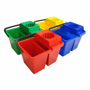 SYR Freedom Double Dolly Mop Bucket - 10ltr