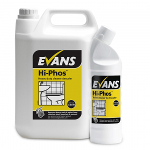 Evans Vanodine Hi-Phos Heavy Duty Cleaner and Descaler - 5ltr | 1ltr