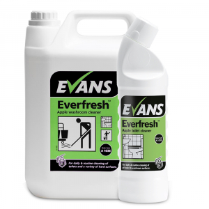 Evans Vanodine Everfresh Apple Toilet & Washroom Cleaner - 5ltr | 1ltr