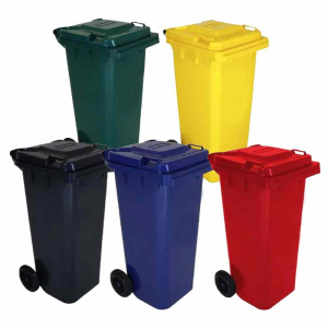 Two Wheel Wheelie Bin - 120ltr