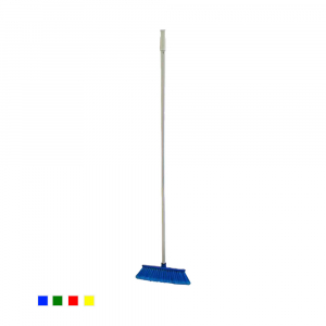 Deluxe Soft Bristle Plastic Brush & Handle (30cm | 12inch) - Each