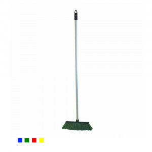 Deluxe Stiff Bristle Plastic Brush & Handle (30cm | 12inch)  - Each