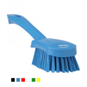 Vikan Hygiene (270mm | 10.6inch) Hard Washing Brush with Short Handle - Each