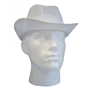 White Trilby Hat - Each
