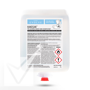 Evans Vanodine Sanitiser Refill Systems