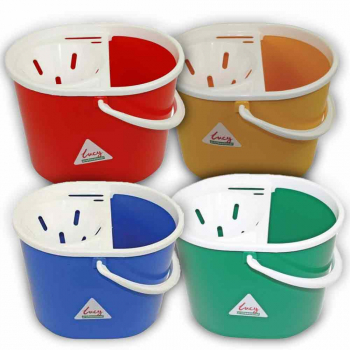 Plastic Mop Bucket & Wringer - 12ltr - Each