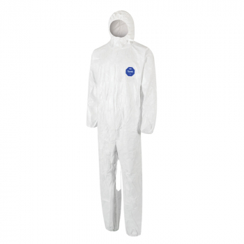 Traega White Disposable Coverall Type 5B|6B - Each