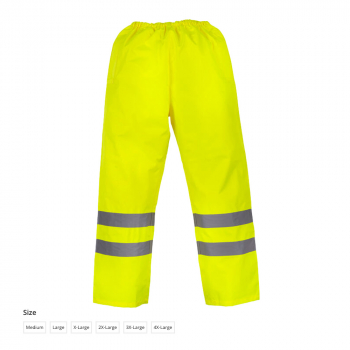 High Visibility Over Trousers - Pair