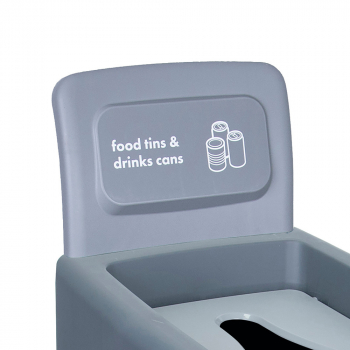 Procycle Grey Metal Waste Replacement Back Panel - Each
