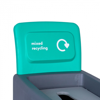 Procycle Green Mixed Waste replacement Back Panel - Each