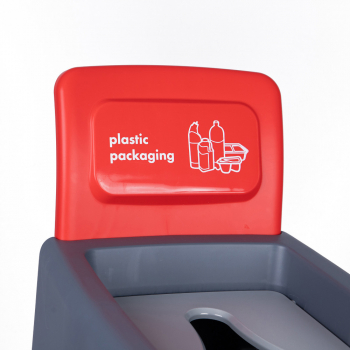 Procycle Red Plastic Waste Replacement Back Panel - Each