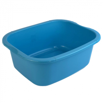 Blue Rectangular Plastic (11ltr) Washing Up Bowl - Each