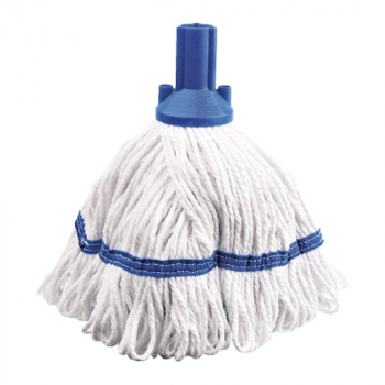 Blue Microfibre Socket Looped Mop Head - Each